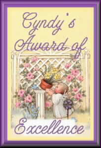 Cyndy's Award of Excellence
