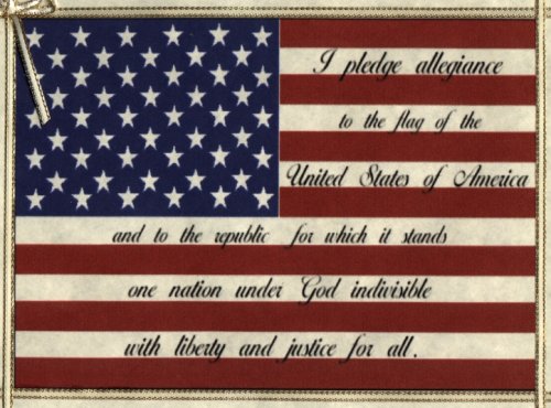 The United States of America Pledge of Allegiance